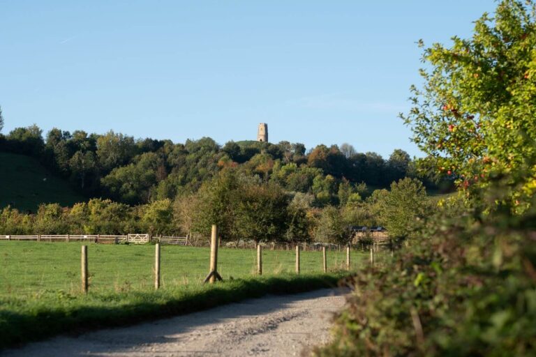 Glastonbury Tor viewed from the Middlewick side