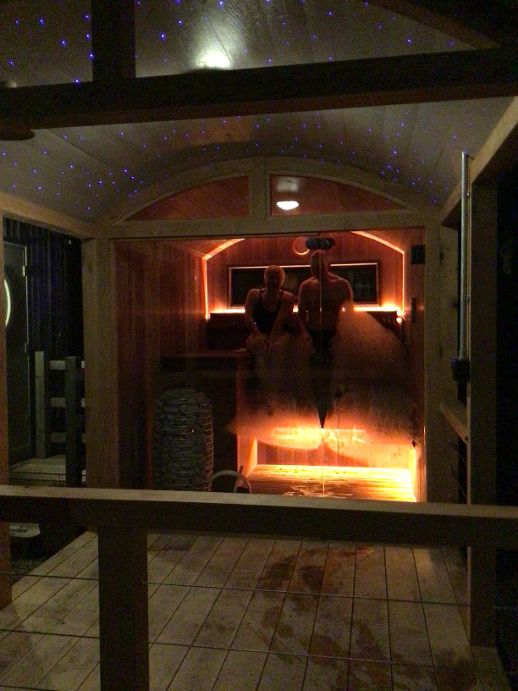 Sauna at Middlewick Glasotnbury