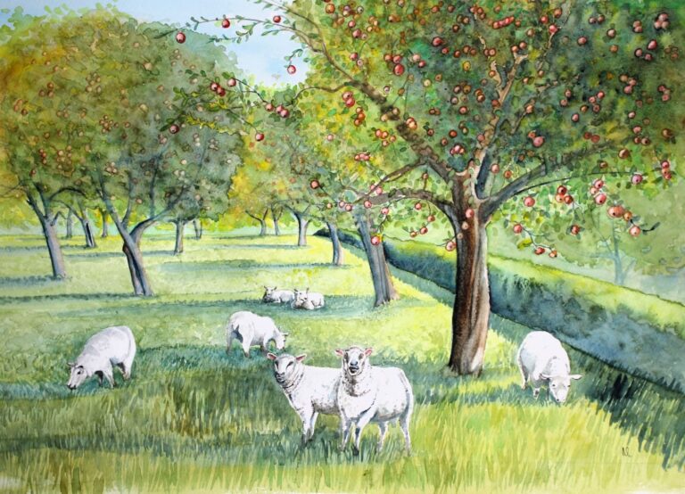 Mabon autumn equinox middlewick painting